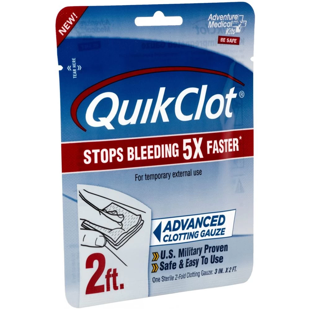 Adventure Medical 3in X 2ft QuikClot Gauze 3 Adventure Medical 3in X 2ft QuikClot Gauze