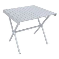 Alps Outdoorz Dining Table -Wilderness Adventure alps square dining table square silver