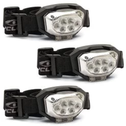 Cyclops Trio 300 Lumen Headlamp - 3 Pack