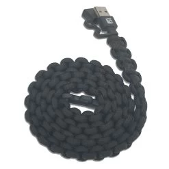 Dark Energy Paracord Charging Cable 10 Dark Energy Paracord Charging Cable -Wilderness Adventure dark energy paracord cables blk 2
