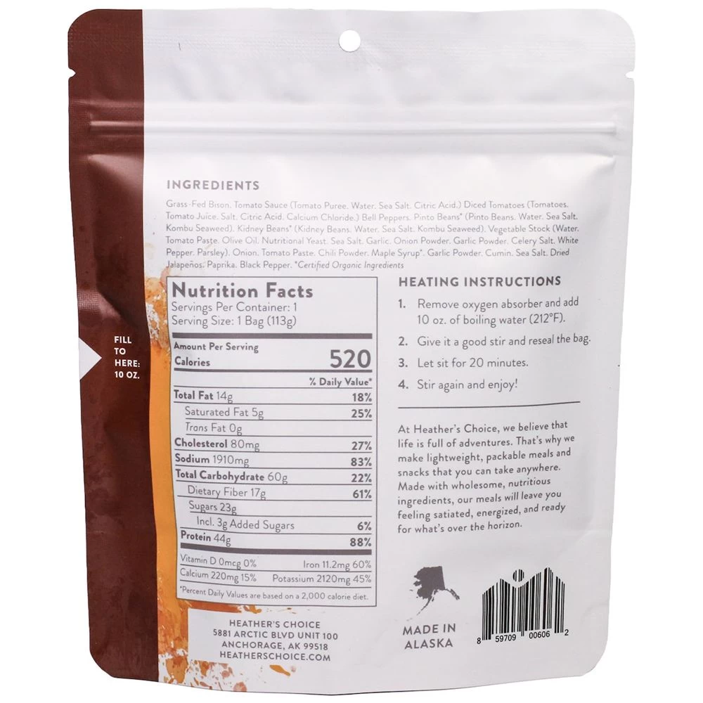 Heather's Choice Grass-Fed Bison Chili 4 Heather's Choice Grass-Fed Bison Chili - Image 2