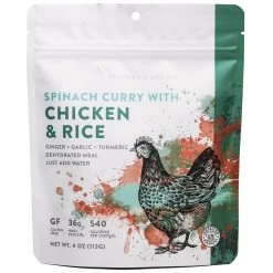 Heather's Choice Spinach Curry With Chicken & Rice