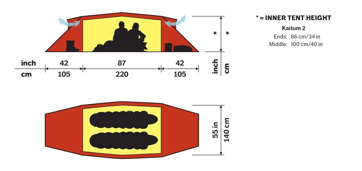 Hilleberg Kaitum 2 Person Tent 4 Hilleberg Kaitum 2 Person Tent - Image 2