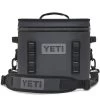 YETI Hopper Flip 12 - 12 Can Extreme Portable Flip Top Cooler -Wilderness Adventure hopper charcoal
