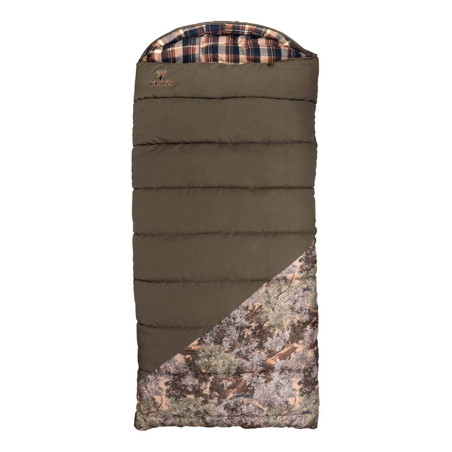 King's Camo Hunter Series-35 Degree Synthetic Sleeping Bag 4 King's Camo Hunter Series-35 Degree Synthetic Sleeping Bag - Image 2