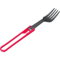 MSR Folding Fork -Wilderness Adventure msr foldingutencil fork red prtn