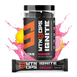 MTN OPS Ignite Trail Packs - Supercharged Energy And Focus 10 MTN OPS Ignite Trail Packs - Supercharged Energy And Focus -Wilderness Adventure mtnops ignite 20serv splash pinklemonade