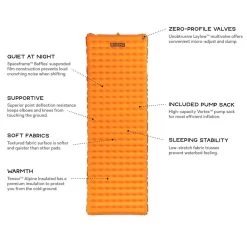 NEMO Tensor Alpine Ultralight Mountaineering Sleeping Pad -Wilderness Adventure nemo tensor alpine ultralight mountaineering sleeping pad info