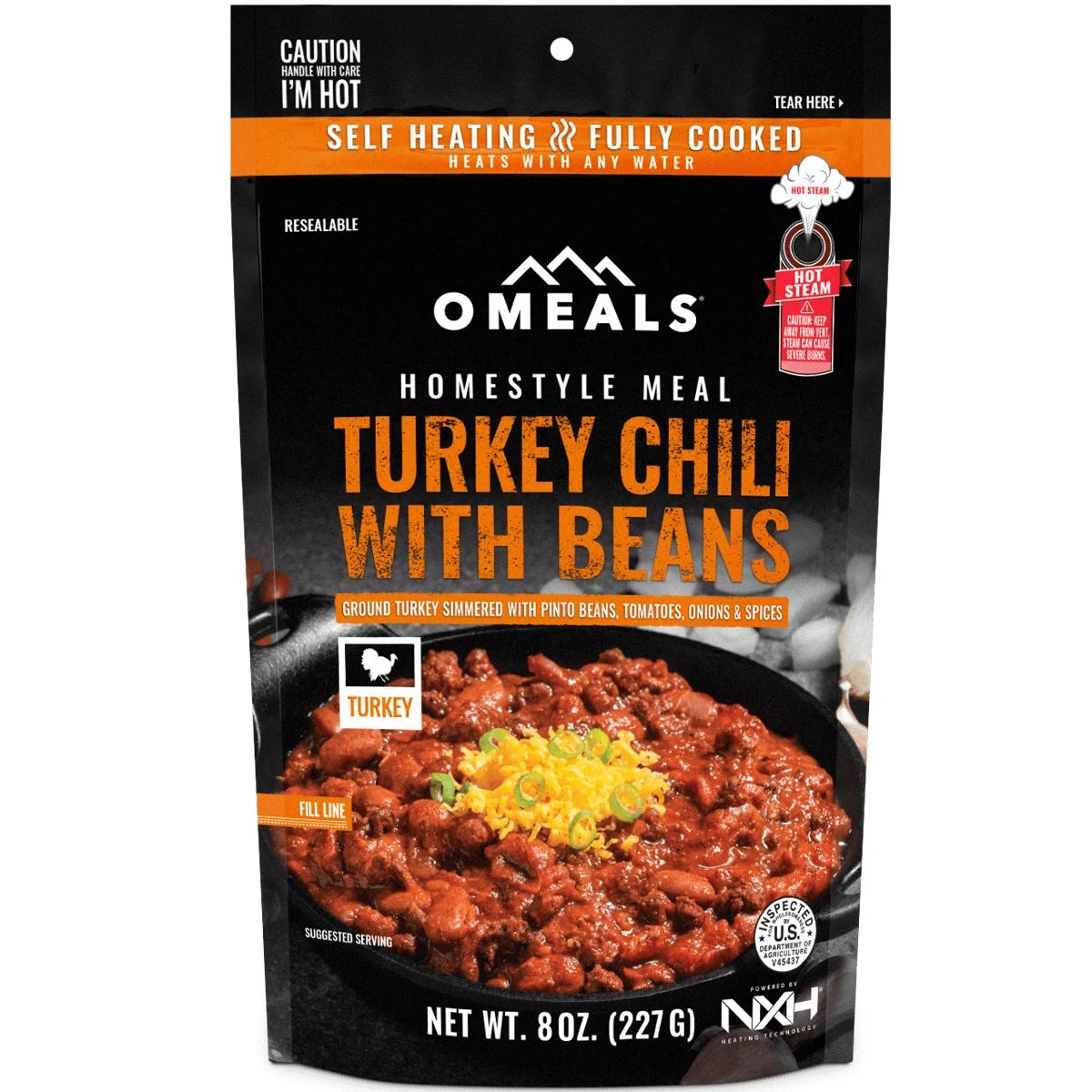 Omeals Turkey Chili With Beans Homestyle Meal 3 Omeals Turkey Chili With Beans Homestyle Meal