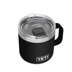 Yeti Rambler 14oz Mug With Magslider Lid -Wilderness Adventure yeti rambler 14oz mug with magslider lid black